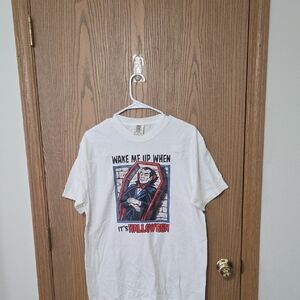 Comfort Colors White Halloween Graphic Tee